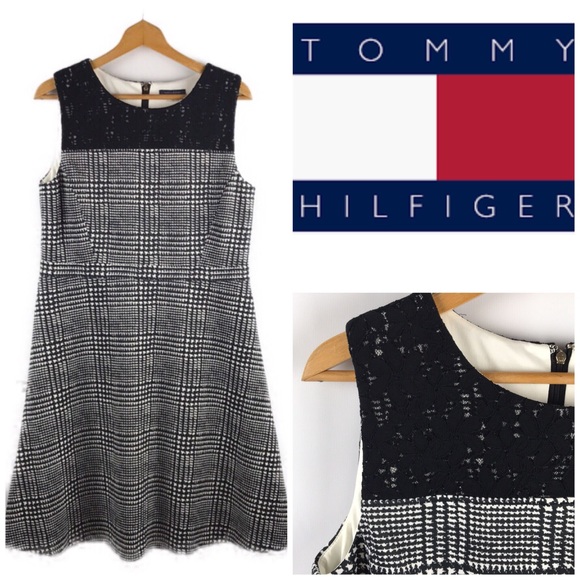 tommy hilfiger houndstooth dress